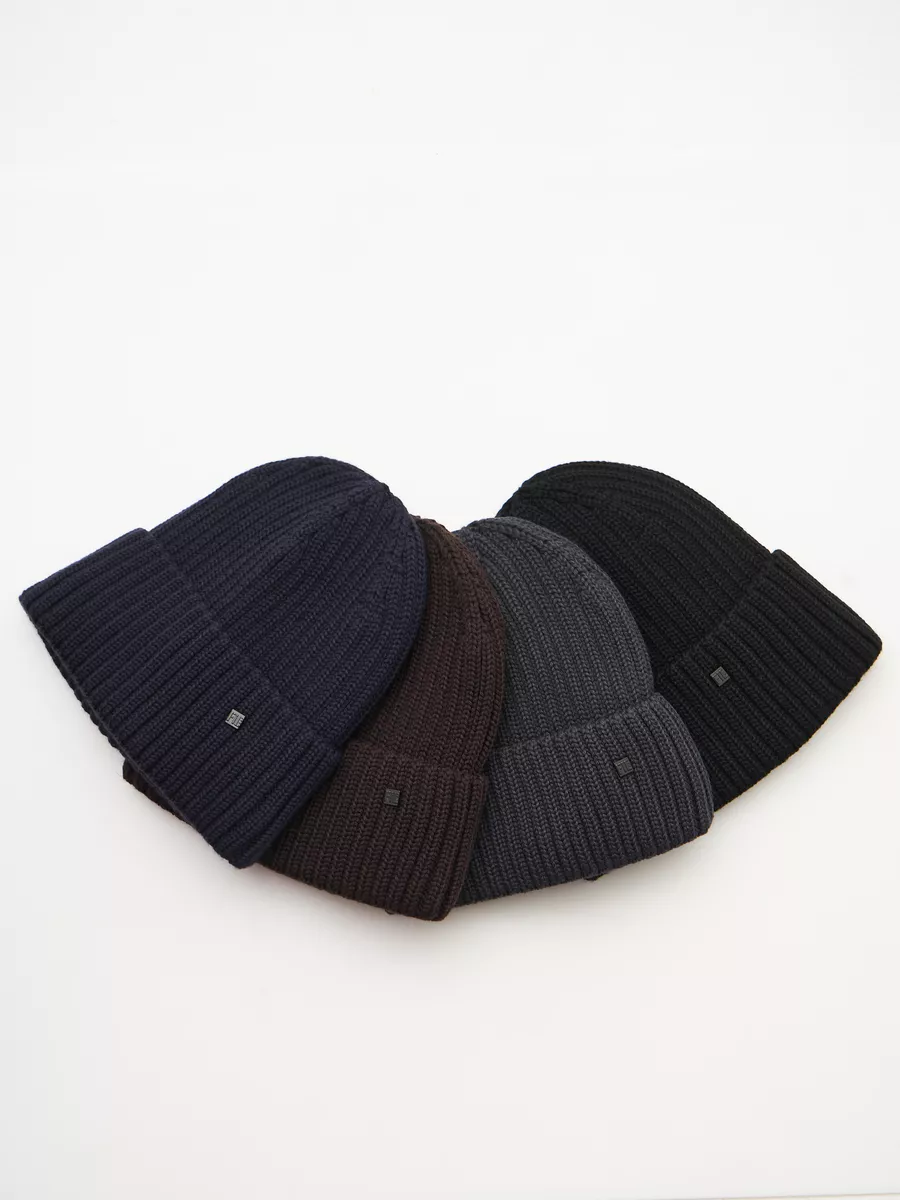 Шапка бини зимняя весенняя с флисом