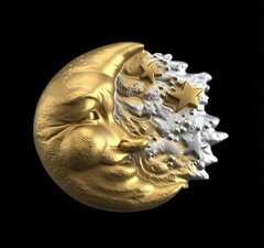 Силиконовый молд № 589 Месяц