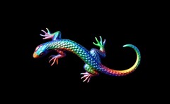 Силиконовый молд Ящерица