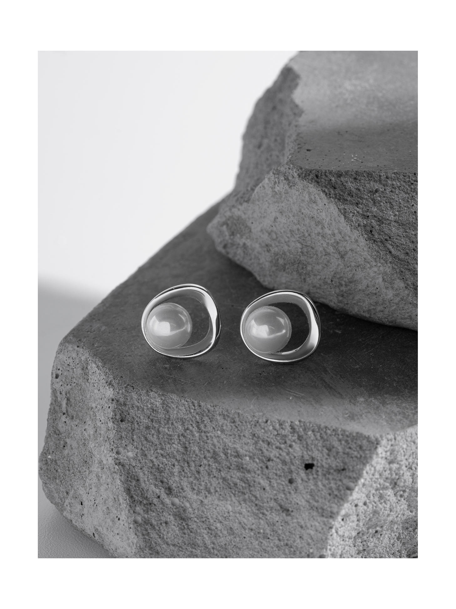 Серьги Континент с жемчугом