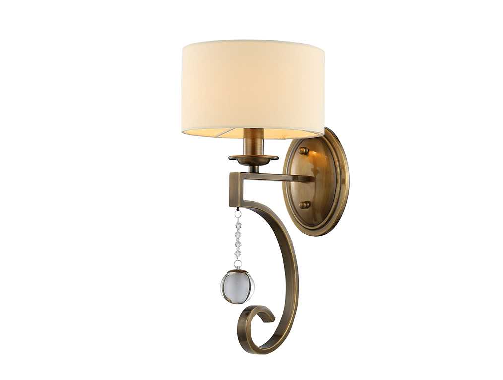 Бра NEWPORT 31301/A black brass