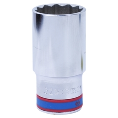 KING TONY (423032M) Головка торцевая глубокая двенадцатигранная 1/2", 32 мм