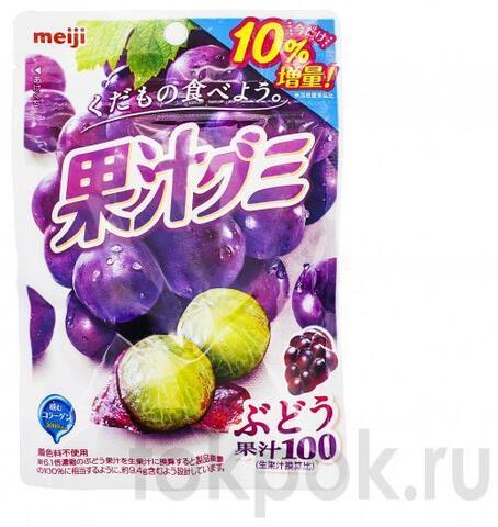 Мармелад с коллагеном Meiji, виноград