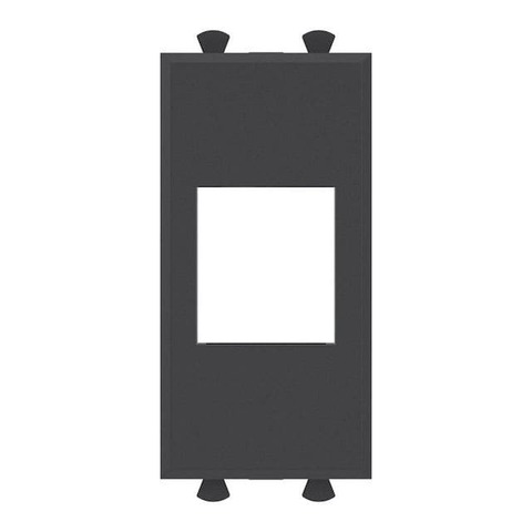 Адаптер Keystone - 1 модуль. Цвет Чёрный матовый. DKC серия Avanti. 4412211