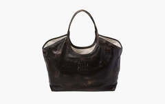 Сумка Miu Miu Leather Tote Bag "Sand/Coffee"