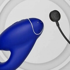 Cтимулятор клитора и точки G Womanizer DUO 2, синий