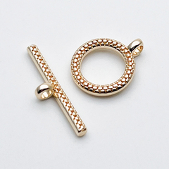 Замок-тоггл, цвет золото, размер 16*12,5 мм, палочка 22*5 мм, цена за 1 шт