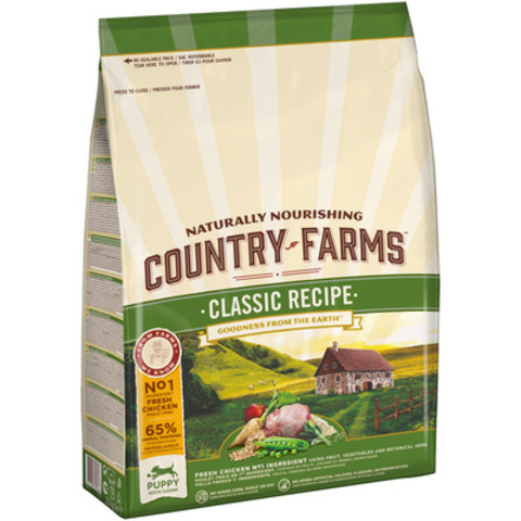 Country Farms Классический сухой корм для щенков (с курицей) 2,5кг
