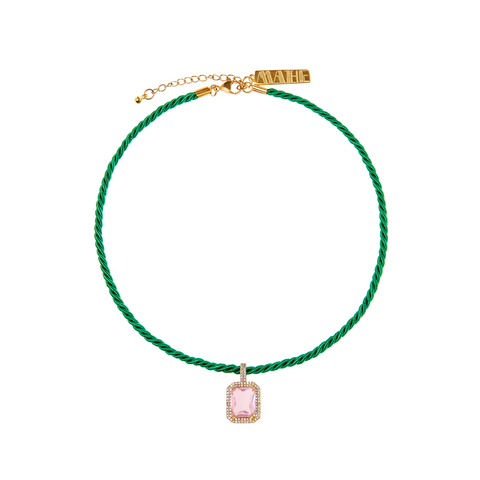 Mila Green and Pink Necklace