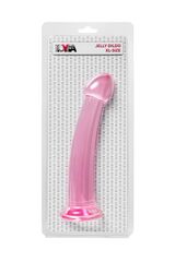 Розовый нереалистичный фаллоимитатор Jelly Dildo XL - 22 см. - 