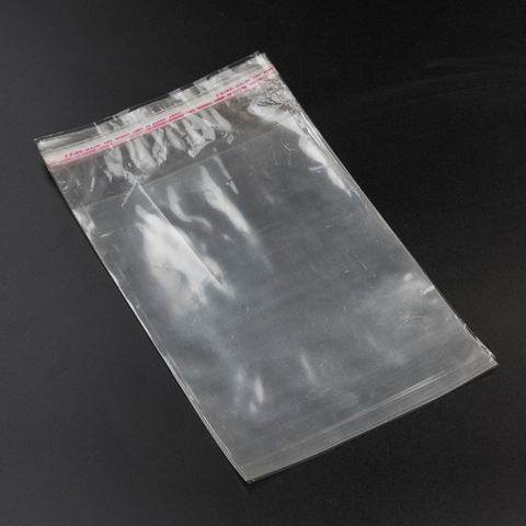 Пакет прозрачный с клейкой полосой 15*20 см