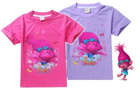Тролли футболка детская Принцесса Розочка — Trolls T-shirt