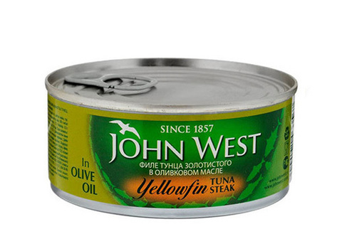 Филе тунца в оливковом масле John West, 160г