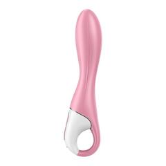 Розовый вибромассажер с функцией расширения Air Pump Vibrator 2 - 20,9 см. - 