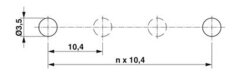 MSDB 2,5-RZ OG-Миниатюрная проходная клемма