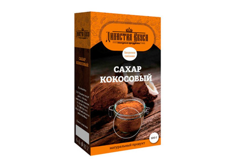 Кокосовый сахар Династия Вкуса, 100г