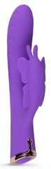 Фиолетовый вибратор-кролик The Princess Butterfly Vibrator - 20,5 см. - 
