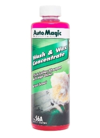 AutoMagic Wash and Wax - шампунь с воском для ручной мойки с ароматом bublegum. 480мл.