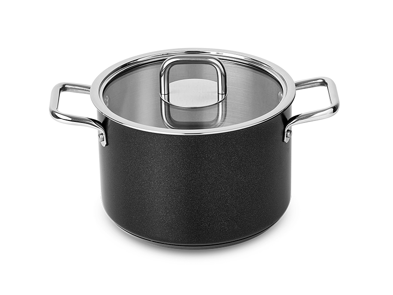 Глубокая кастрюля 2,2л (16см) COMFORT GLASS BLACK, арт. 63212JWR6616100 - фото 1