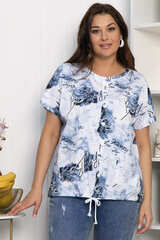 Блуза Велес (синяя) Б13758-20М LT Collection