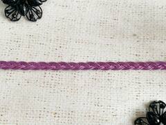 Лента декоративная люрекс косичка, ш. 0,8 см