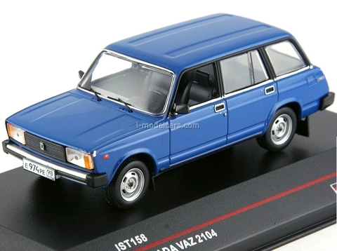 VAZ-2104 Lada blue 1985 IST Models 1:43