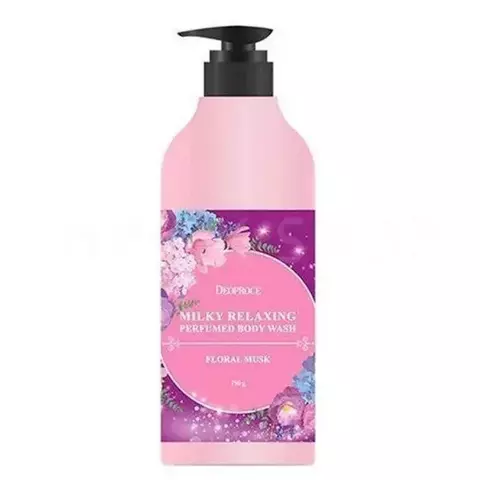 Deoproce Milky Relaxing Body Wash Floral Musk Гель для душа с цветочно-мускусным ароматом