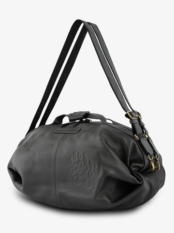 Дорожно-спортивная сумка тёмно-серого цвета
