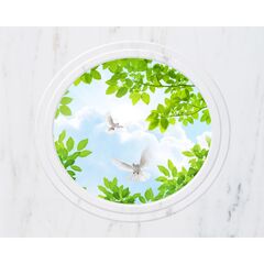 Панель потолочная ПВХ Novita 3D Голуби