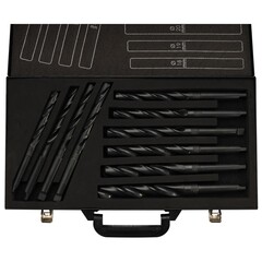 Набор сверл по металлу 14-23мм 10шт DIN345 HSS 118° (к/х - хв.) H-Tools PRO 204001HT