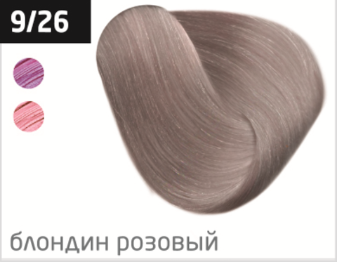 OLLIN performance 9/26 блондин розовый 60мл перманентная крем-краска для волос