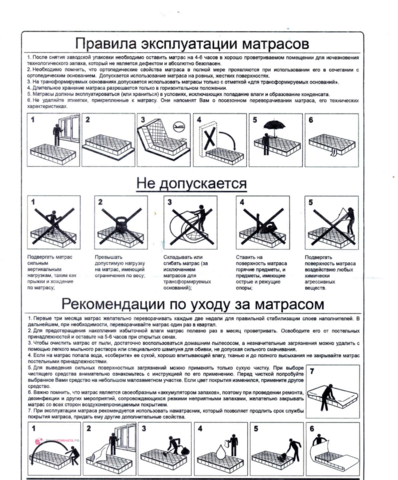 МАТРАЦ ППУ ЭКО H16 (СКРУТКА)