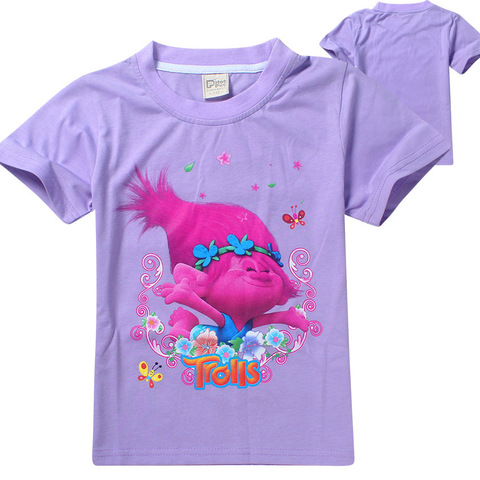 Тролли футболка детская Принцесса Розочка — Trolls T-shirt