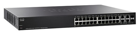 Коммутатор Cisco PoE SF300-24PP 24-port 10/100 PoE+ SF300-24PP-K9-EU