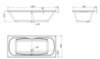 BelBagno BB-180-MF Металлический каркас для акриловой ванны