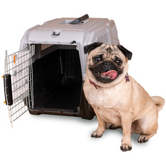 MPS SKUDO 3 переноска с металлической дверцей с замком серая 60х41х40h см