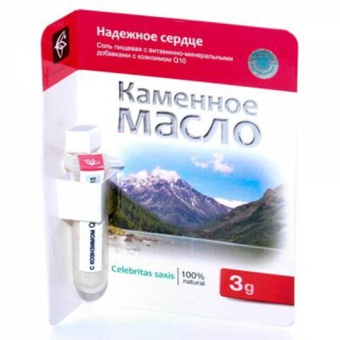 Каменное масло с коэнзимом Надёжное сердце 3 г Сашера Мед