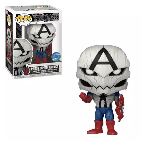 Фигурка Funko POP! Marvel. Venom: Poison Captain America (Pop in a Box Exc) (856)