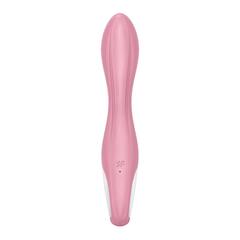 Розовый вибромассажер с функцией расширения Air Pump Vibrator 2 - 20,9 см. - 