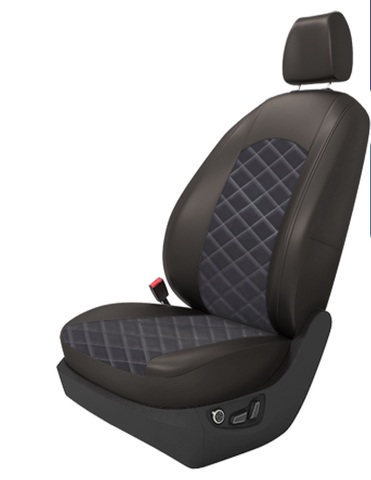 Авточехлы правый руль на 3 ряда (на заказ)