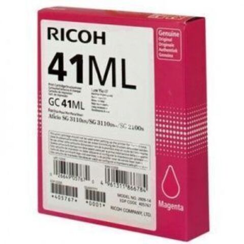 LE Картридж для гелевого принтера GC41ML пурпурный для Ricoh Aficio SG2100N/3110DN/DNw. Ресурс 600 стр (405767) – купить по низкой цене в Инк-Маркет.ру с доставкой