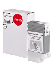 Струйный картридж Sakura 6705B001 ( PFI-107 BK) для Canon imageProGRAF iPF670/680/685/770/780/785, водорастворимый тип чернил, черный, 130 мл.