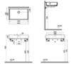 Vitra 7404B003-0012 Прямоугольная раковина-чаша ArchiPlan, 60 см, цвет белый