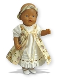 Платье прованс - На кукле. Одежда для кукол, пупсов и мягких игрушек.