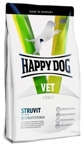 купить Happy Dog VET Diet Struvit сухой корм для собак всех пород при мочекаменной болезни струвитного типа  12,5 кг