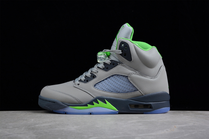 green air jordan 5