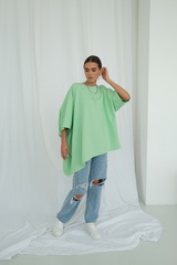 Футболка-пончо