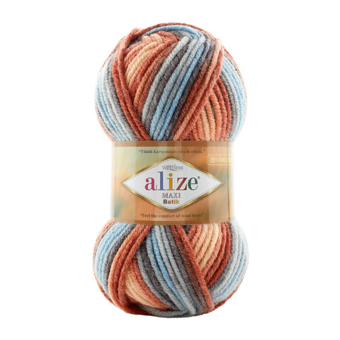 Пряжа Superlana Maxi Batik 7922