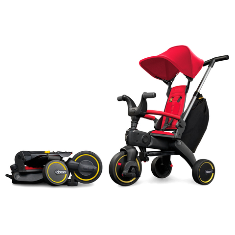 Складной трехколесный велосипед Doona Liki Trike S3, Flame Red
