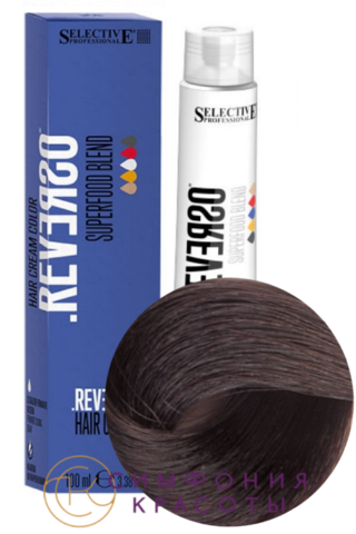 Крем-краска без аммиака Reverso Hair Color 5.06 Светло-каштановый 